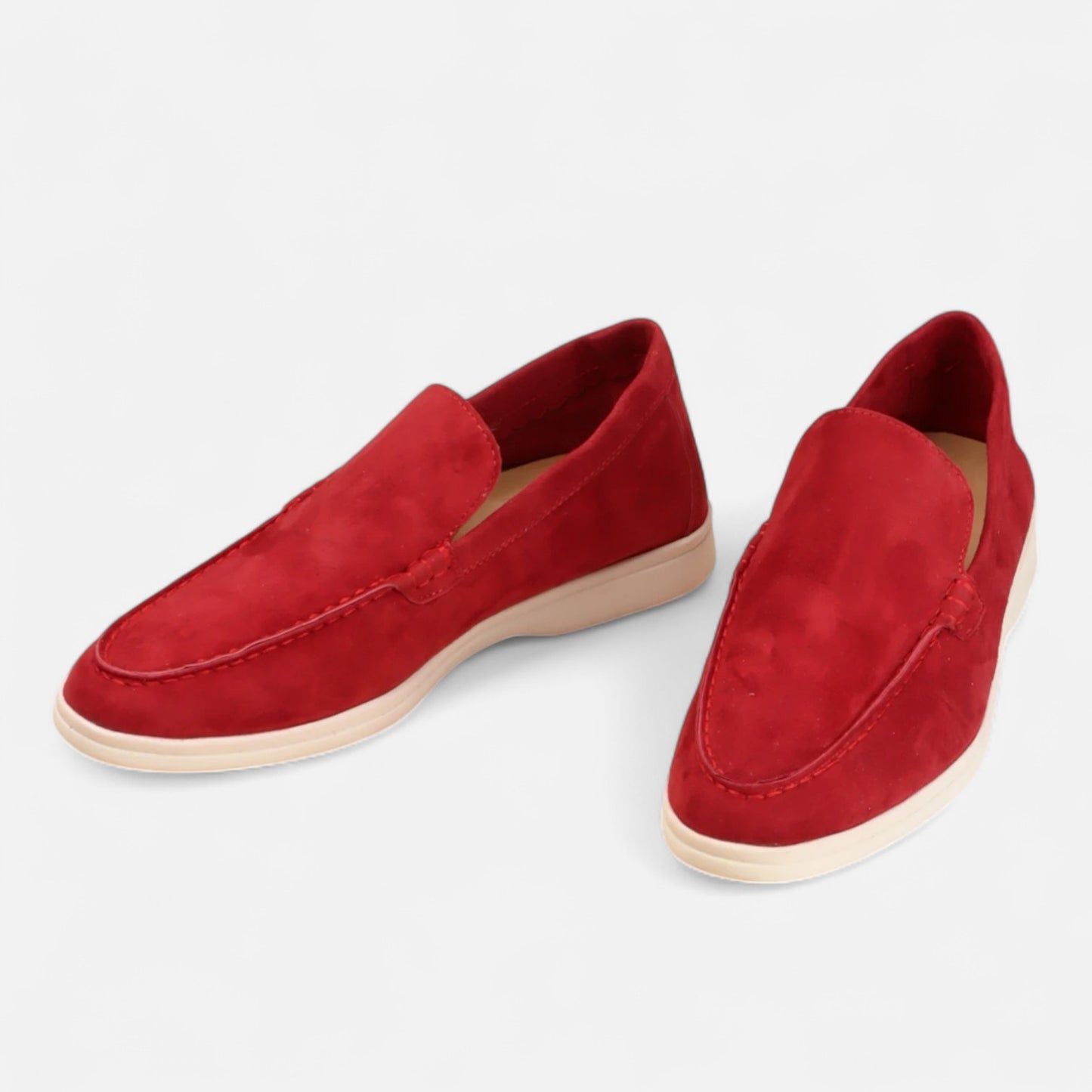 Velclairemode | Mocassins Homme en Suède et Cuir – Chaussures Plates Décontractées à Semelle Souple