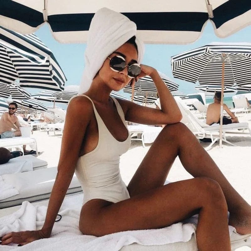 Maillot De Bain Une Pièce Dos Nu