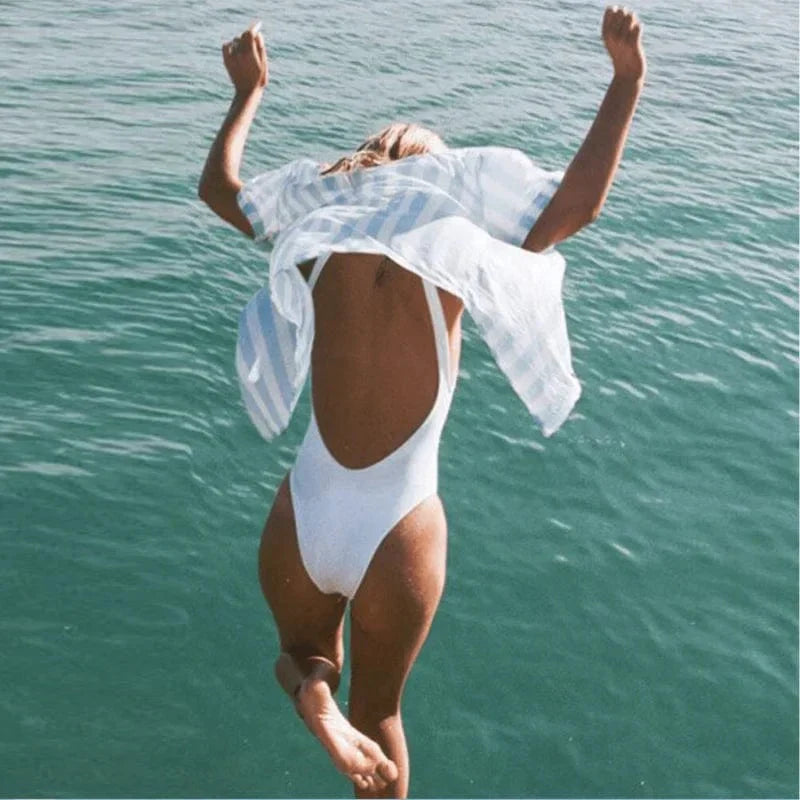 Maillot De Bain Une Pièce Dos Nu