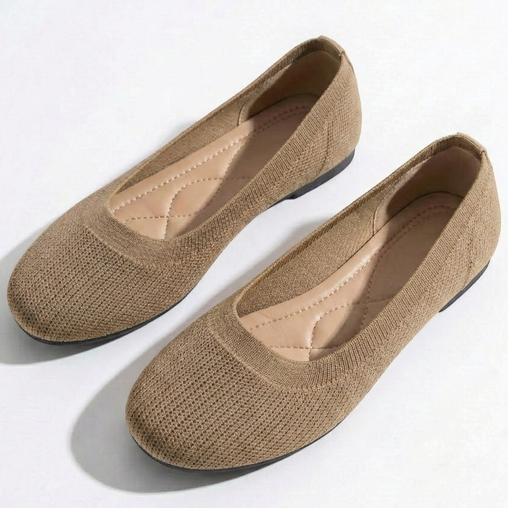 Chaussures Ballerines en Maille Respirante pour Femme avec Semelle Souple