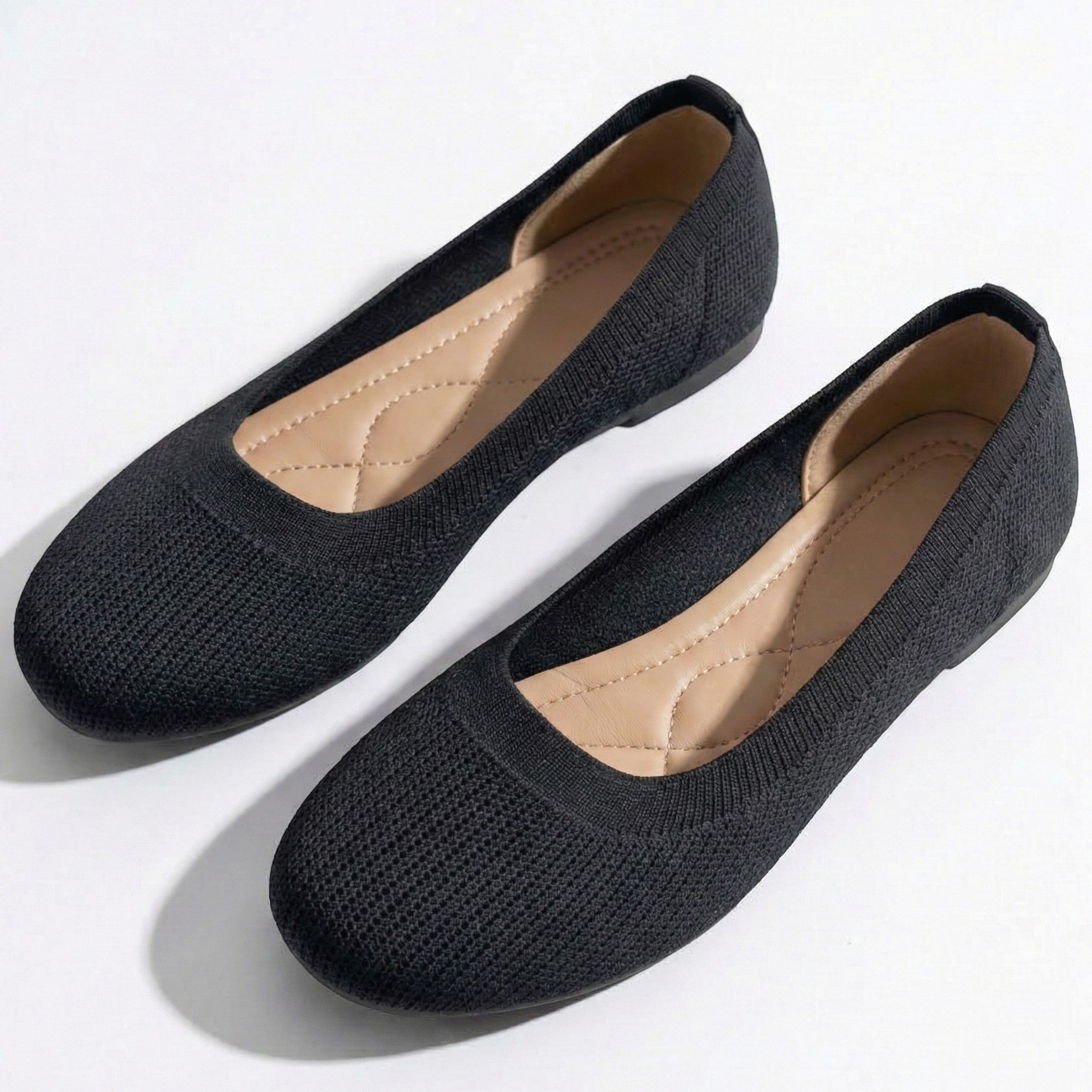 Chaussures Ballerines en Maille Respirante pour Femme avec Semelle Souple