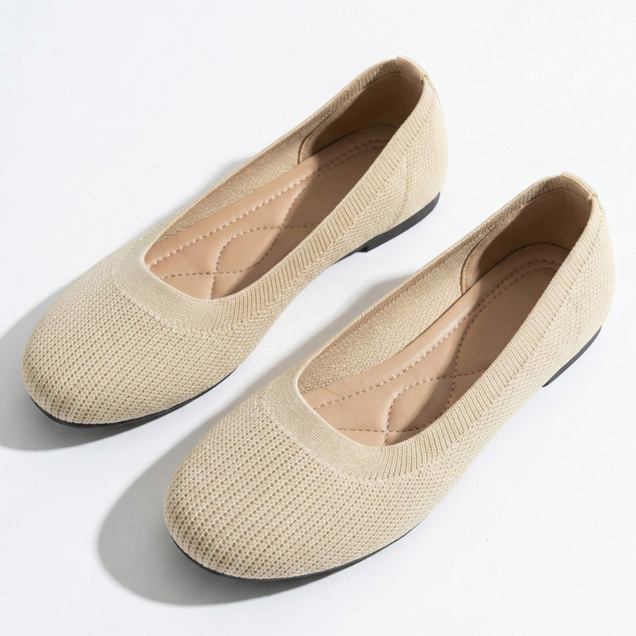 Chaussures Ballerines en Maille Respirante pour Femme avec Semelle Souple