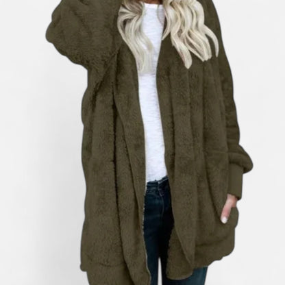 Velclairemode | Veste Cardigan Femme Double Polaire – Douceur Enveloppante & Élégance Cocooning