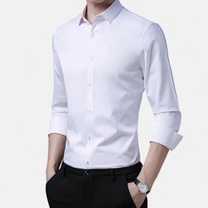 Velclairemode | Chemise Homme Manches Longues – Élégance Classique, Polyvalence Intemporelle
