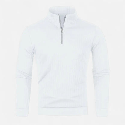 Velclairemode.com | Pull Homme Demi-Col Zippé – Maille Élégante, Style Décontracté Maîtrisé