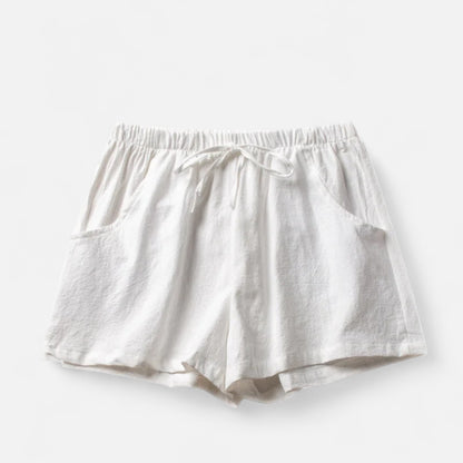 Velclairemode | Short Femme Été Coton & Lin – Légèreté Naturelle, Élégance Décontractée