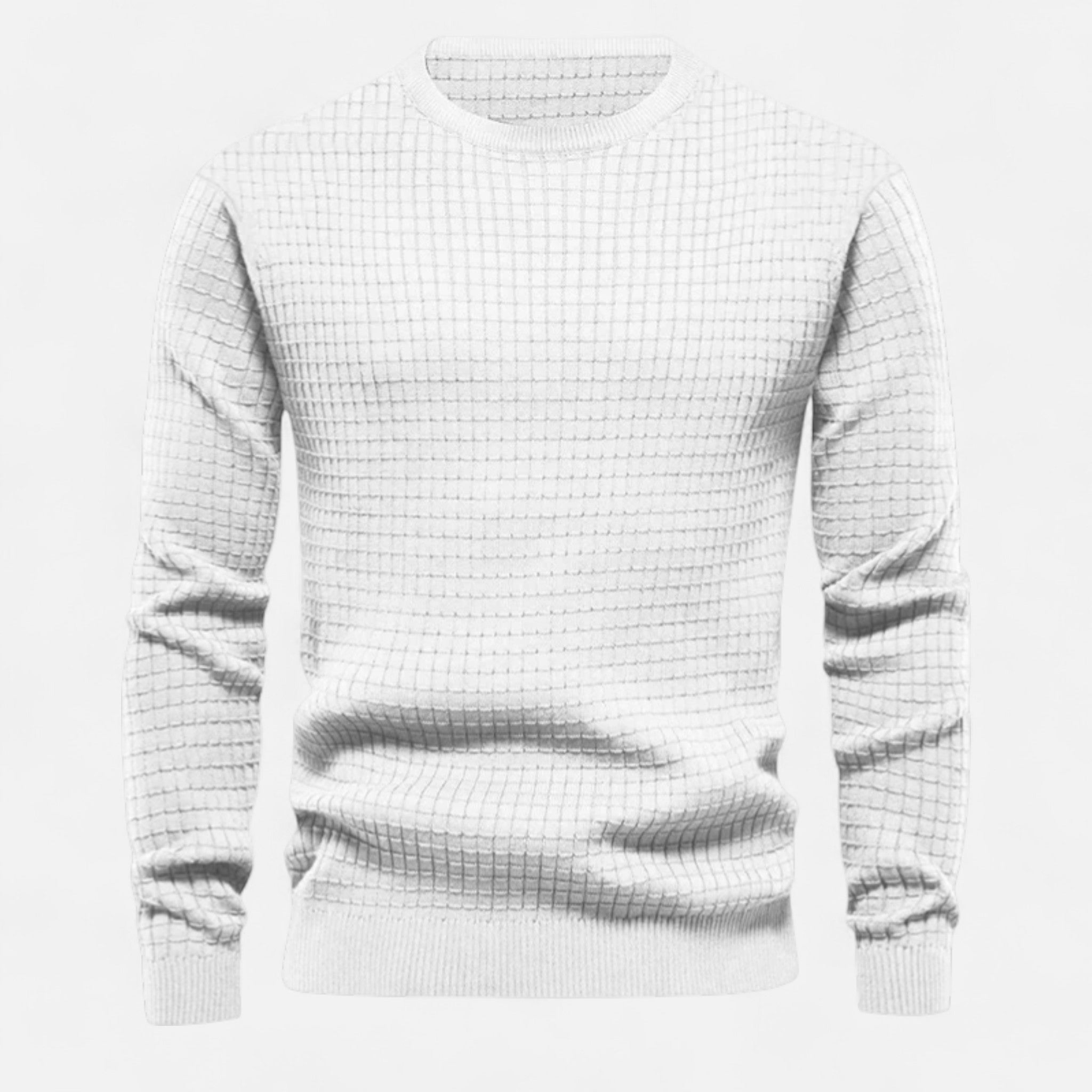 Velclairemode | Sweatshirt Homme Col Rond – Minimalisme Sculpté & Confort Haut de Gamme