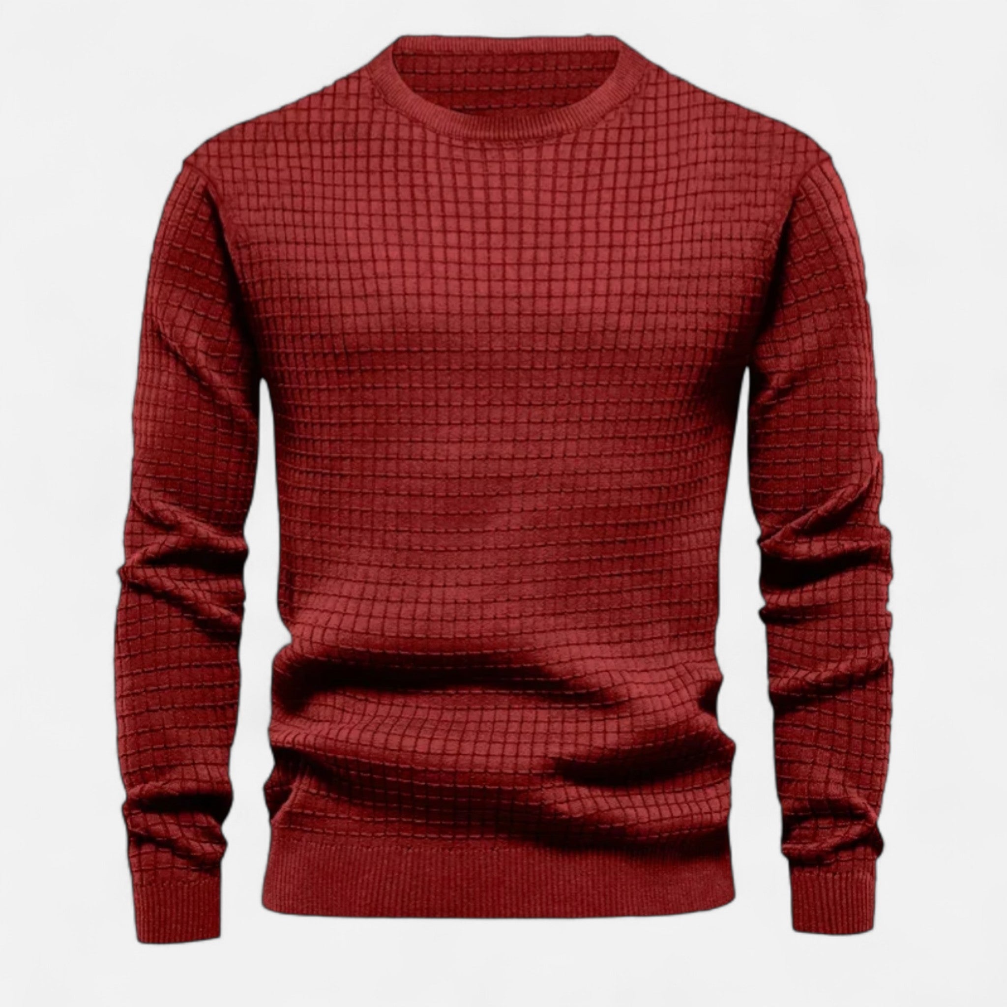 Velclairemode | Sweatshirt Homme Col Rond – Minimalisme Sculpté & Confort Haut de Gamme